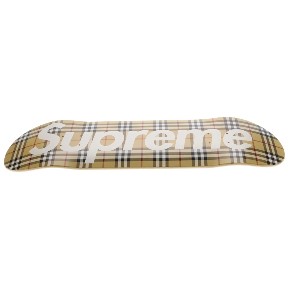 22SS ×Burberry Skateboard Deck スケートボード デッキ ベージュ Aランク