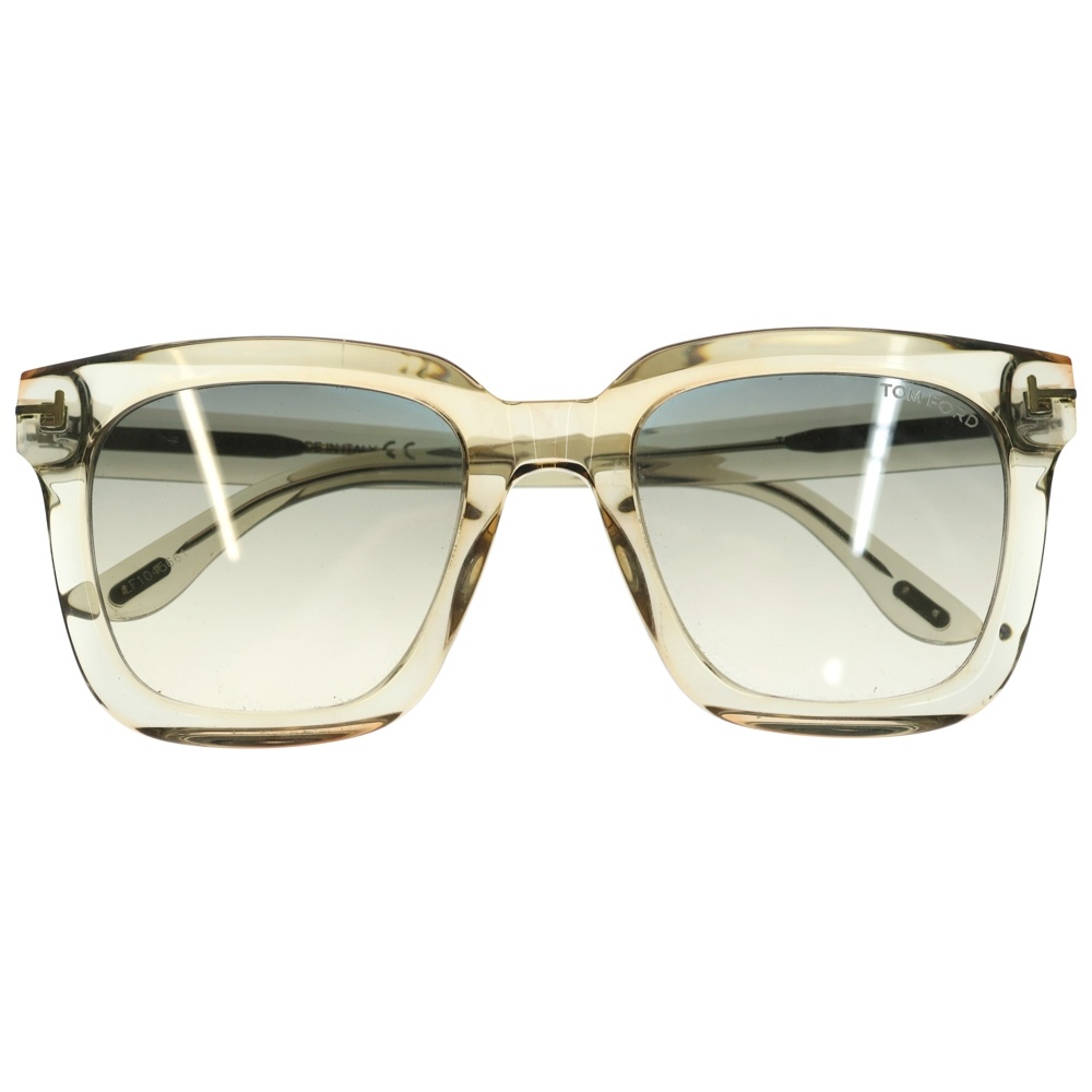 クリアフレーム ウェリントンサングラス TF803K 20B グレー Bランク