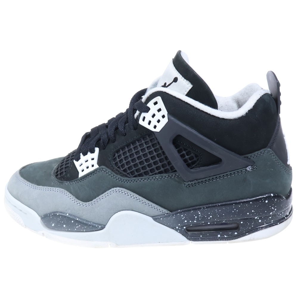 Air Jordan 4 Retro Fear エアジョーダン 4 レトロ フィア ハイカットスニーカー FQ8138-002 ブラック/ホワイト Bランク