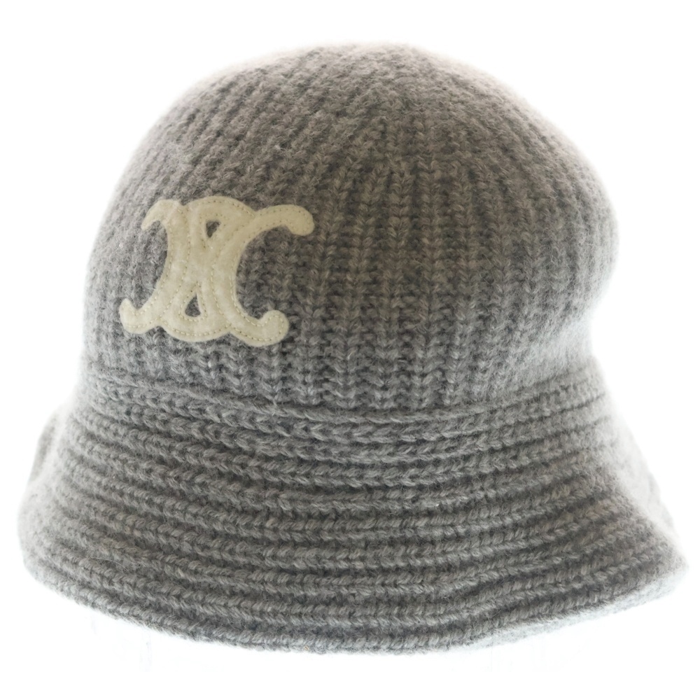Triomphe Cloche Beanie 2A80T384D.09GM トリオンフ クロシェハット カシミアビーニー グレー Bランク