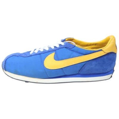 【観賞用1998年製】WAFFLE TRAINER 102073-471 ワッフルトレーナー ローカットスニーカー US11.5/29.5cm ブルー/イエロー Aランク