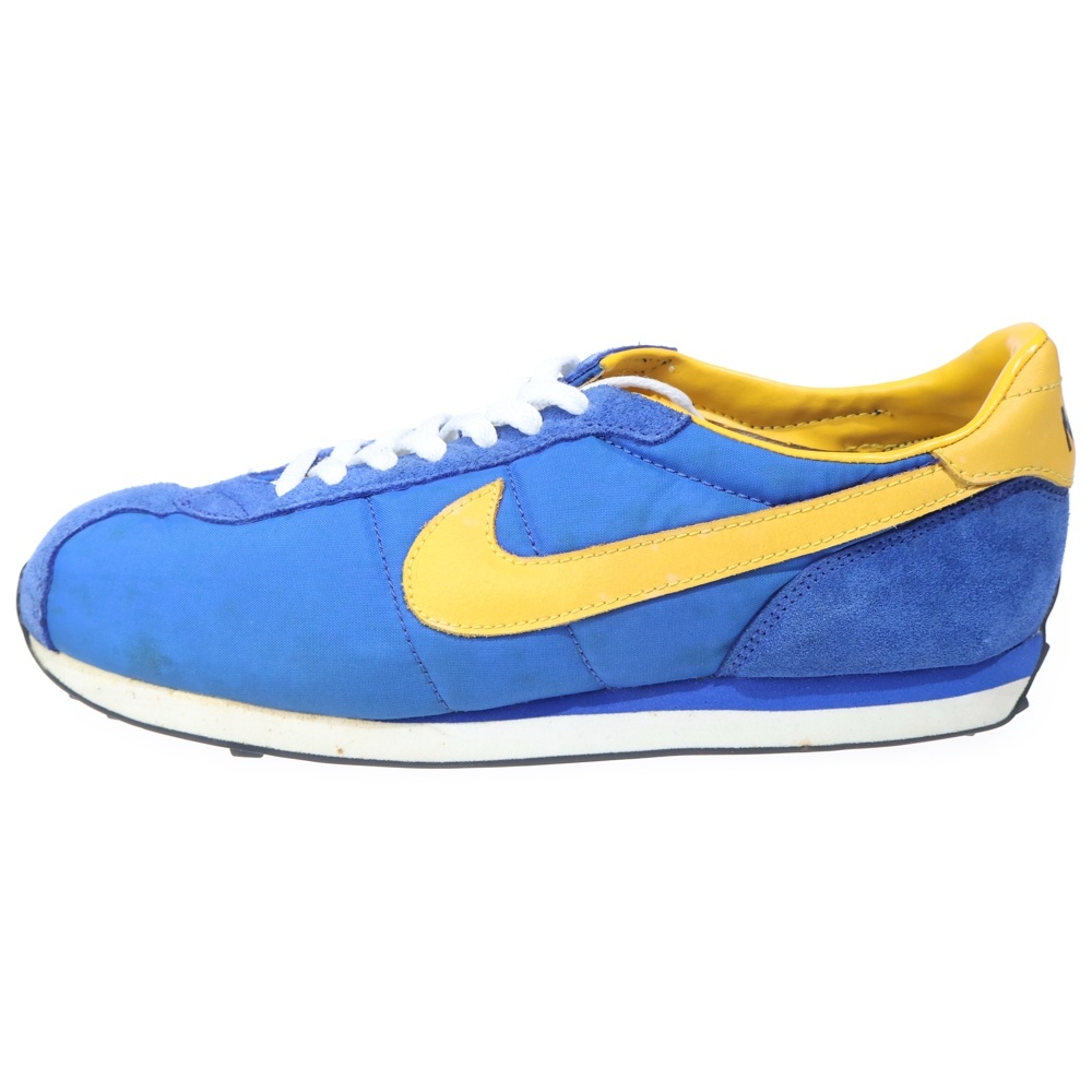 【観賞用1998年製】WAFFLE TRAINER 102073-471 ワッフルトレーナー ローカットスニーカー US11.5/29.5cm ブルー/イエロー Aランク