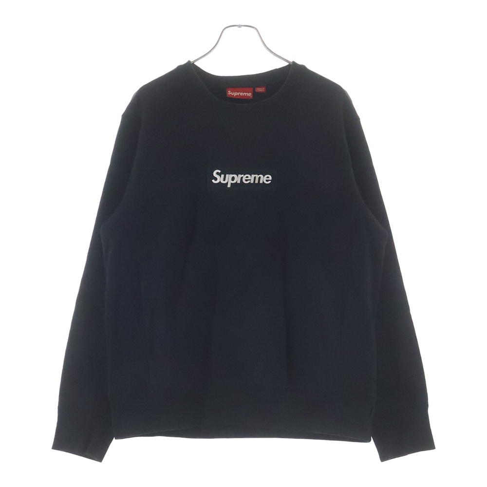 18AW Box Logo Crew Neck ボックスロゴ クルーネック スウェット トレーナー ブラック Bランク