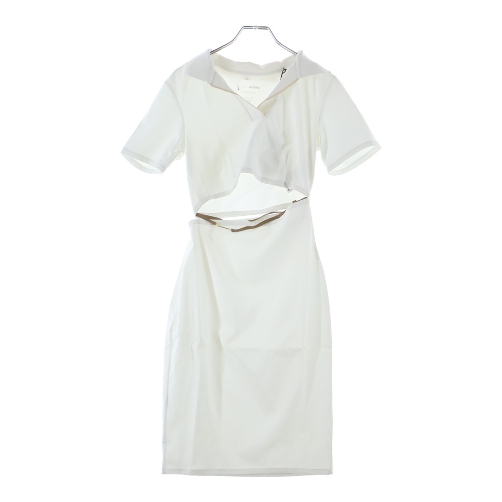 xJacquemus La Robe Polo ジャックムス ポロワンピース DN3239-100 ホワイト Sランク