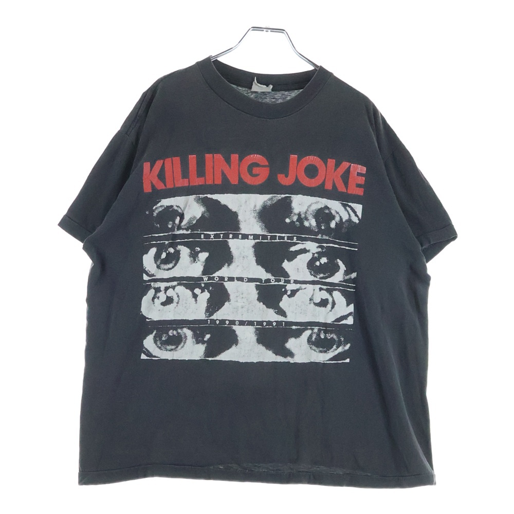 90s Killing Joke Tour Tee キリングジョーク ツアー半袖Tシャツ ブラック Bランク