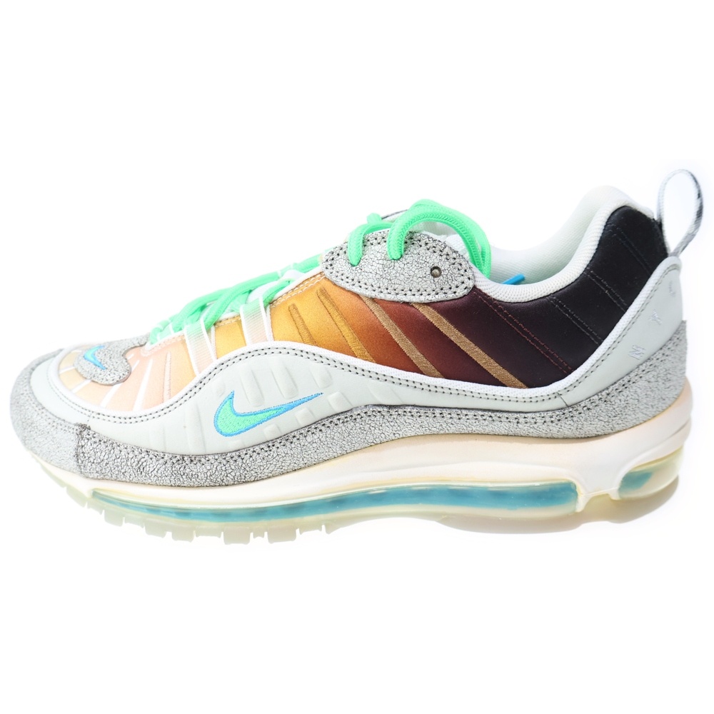AIR MAX 98 OA GS LA MEZCLA CI1502-001 エアマックス オンエア バストグレー ローカットスニーカー US9.5/27.5cm マルチ Sランク