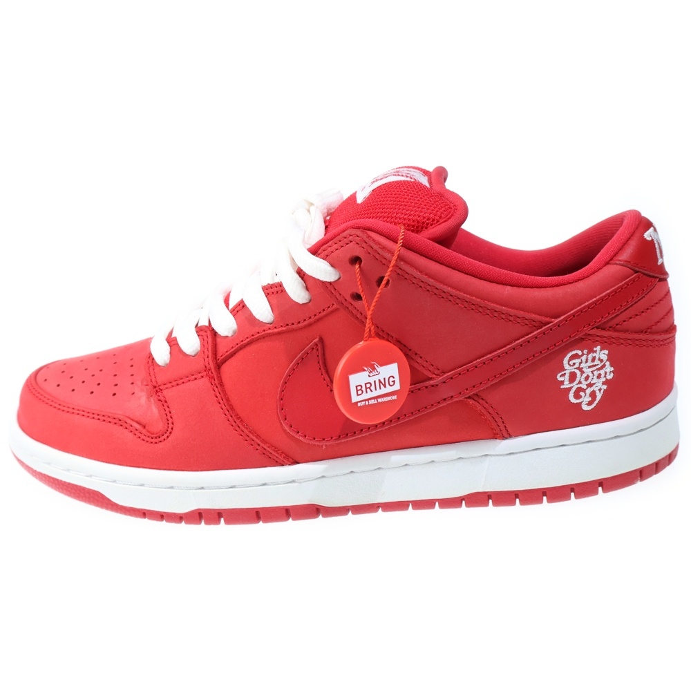 ×Girls Don't Cry SB DUNK LOW PRO QS BQ6832-600 ガールズ ドント クライ SB ダンク ロー プロ QS ローカットスニーカー US9/27.0cm レッド Aランク