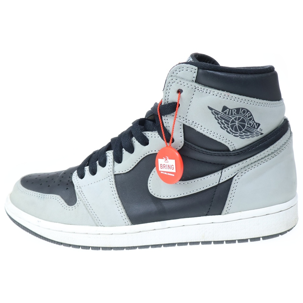 AIR JORDAN 1 RETRO HIGH OG SHADOW 2.0 555088-035 エアジョーダン1 シャドウ 2.0 ハイカットスニーカー US9/27.0cm グレー/ブラック Bランク