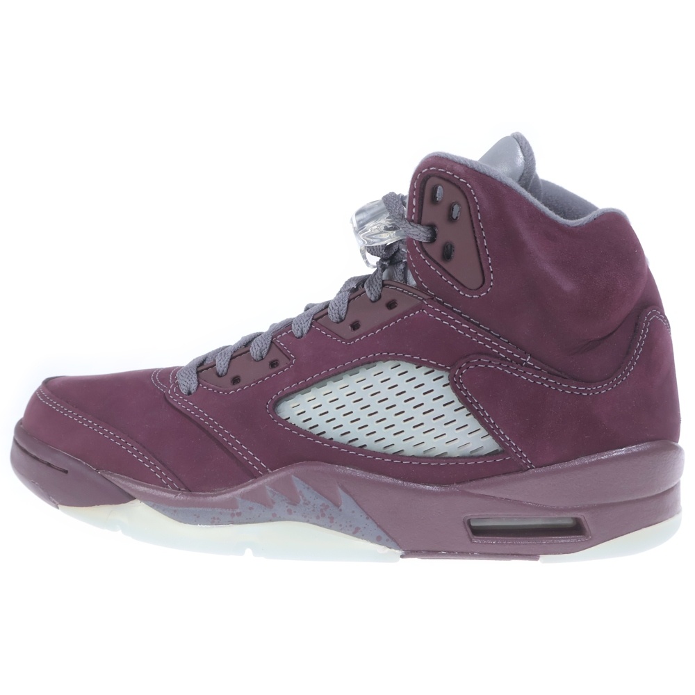 AIR JORDAN 5 BURGUNDY DZ4131-600 エアジョーダン5 バーガンディ ハイカットスニーカー US8.5/26.5cm ワインレッド Sランク