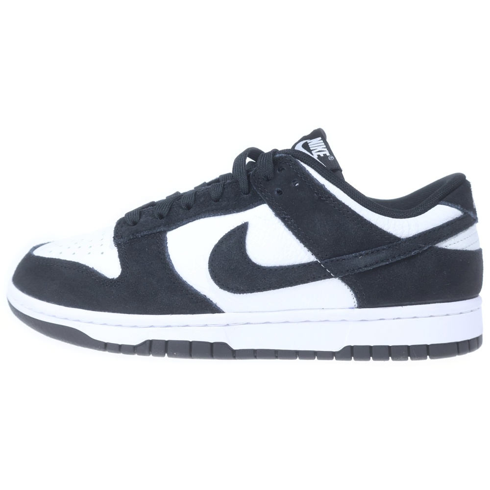 DUNK LOW SUEDE FQ8249-100 ダンク ロー スウェード ローカット スニーカー パンダ US7.5/25.5cm ブラック/ホワイト Sランク