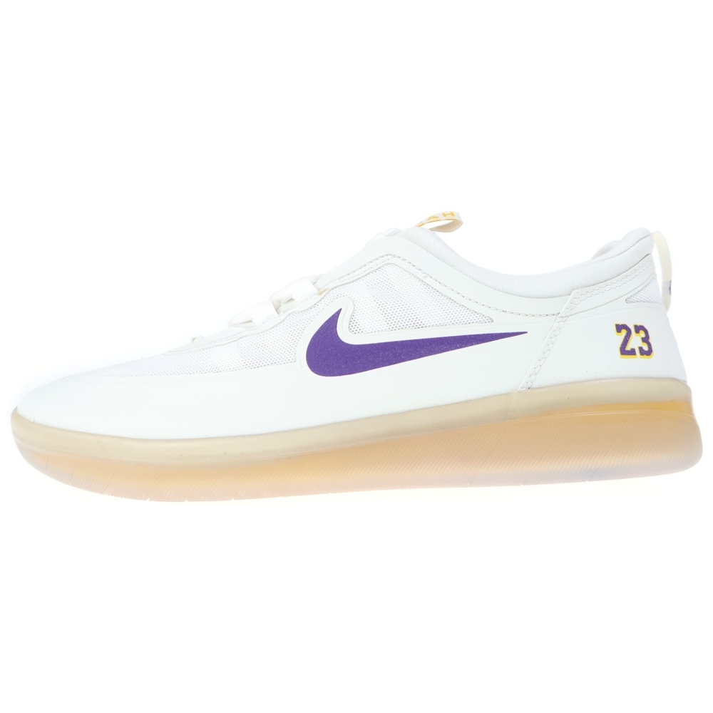 ×NBA NYJAH FREE 2 LAKERS DA3439-100 ナイジャ フリー 2 レイカーズ ローカットスニーカー US11/29.0cm ホワイト Sランク