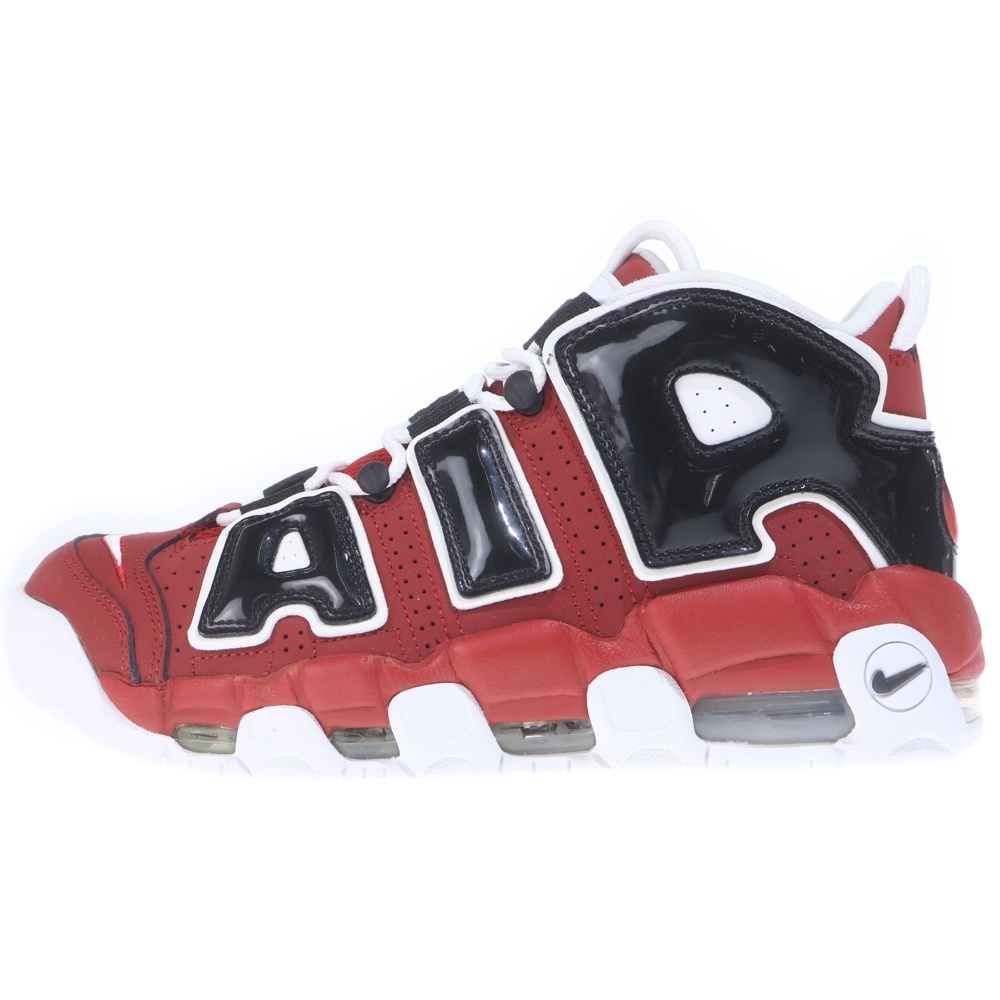 【2021年製】AIR MORE UPTEMPO 96 921948-600 エアモアアップテンポ ハイカットスニーカー US9.5/27.5cm レッド Aランク