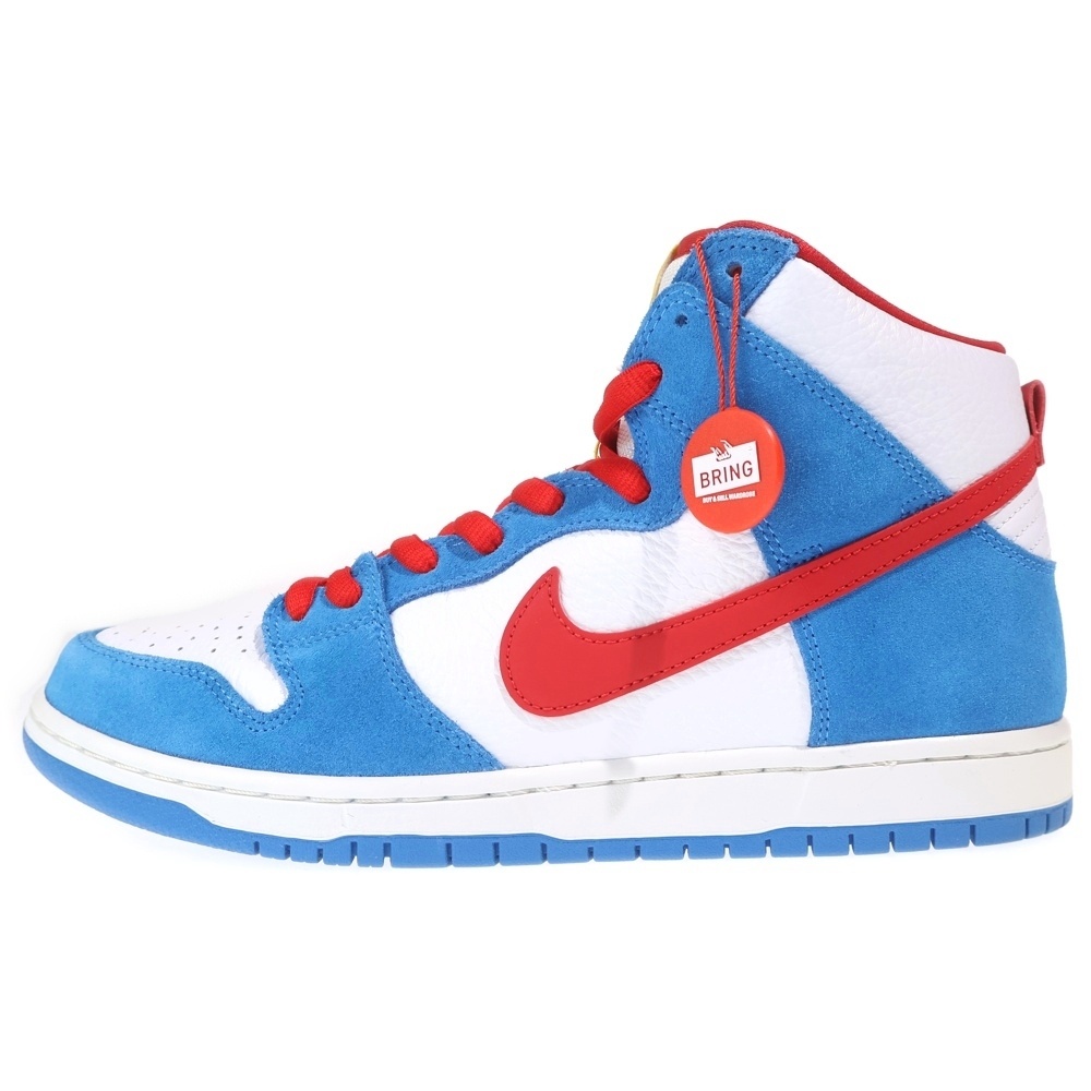 Dunk High Doraemon ダンクハイ ドラえもん CI2692-400 US10.5/28.5cm ハイカットスニーカー ブルー Aランク