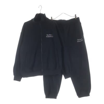 24AW Track Suit Polyester トラックスーツ ポリエステル AW24BRENCT03LP/AW24BRENTPT03LP ジャージ セットアップ ブラック Bランク