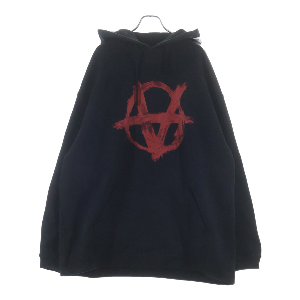 20SS Anarchy Hoodie アナーキーフーディ SS20TR312 プルオーバーパーカー ブラック Bランク