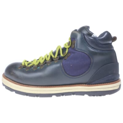 SERRA NAVY M9 セラ レザー V00007412-02 US 09 ハイカットスニーカー ネイビー Bランク