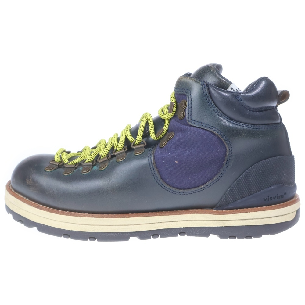 SERRA NAVY M9 セラ レザー V00007412-02 US 09 ハイカットスニーカー ネイビー Bランク