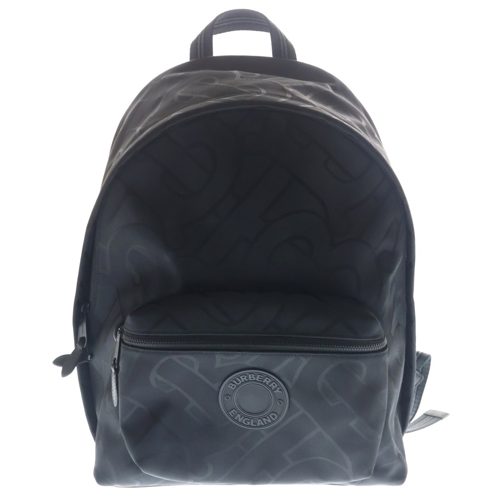 TB Monogram Jacquard BackPack 8043706 リュック ブラック Bランク