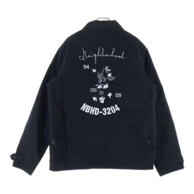 ×Disney BIG.BAD.FIXX C-JKT ×ディズニー バック刺繍 ジップアップ ブルゾン ジャケット 092BEWDN-JKM01 Aランク