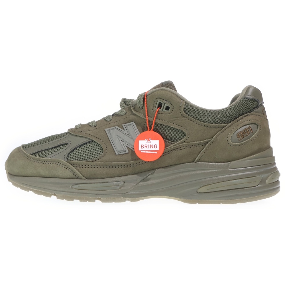 ×STONE ISLAND U991SC2 GHOST MILITARY GREEN ストーンアイランド ゴースト ミリタリーグリーン ローカットスニーカー カーキ US9.5/27.5 Aランク