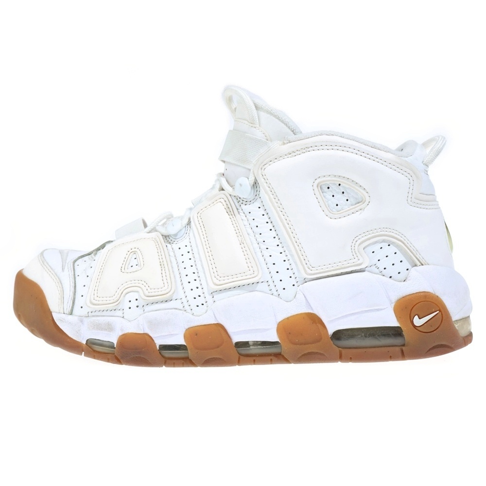 【観賞用2016年製】 AIR MORE UPTEMPO WHITE GUM エア モア アップテンポ ホワイトガム ハイカットスニーカー ホワイト US10/28cm 414962-103 Bランク