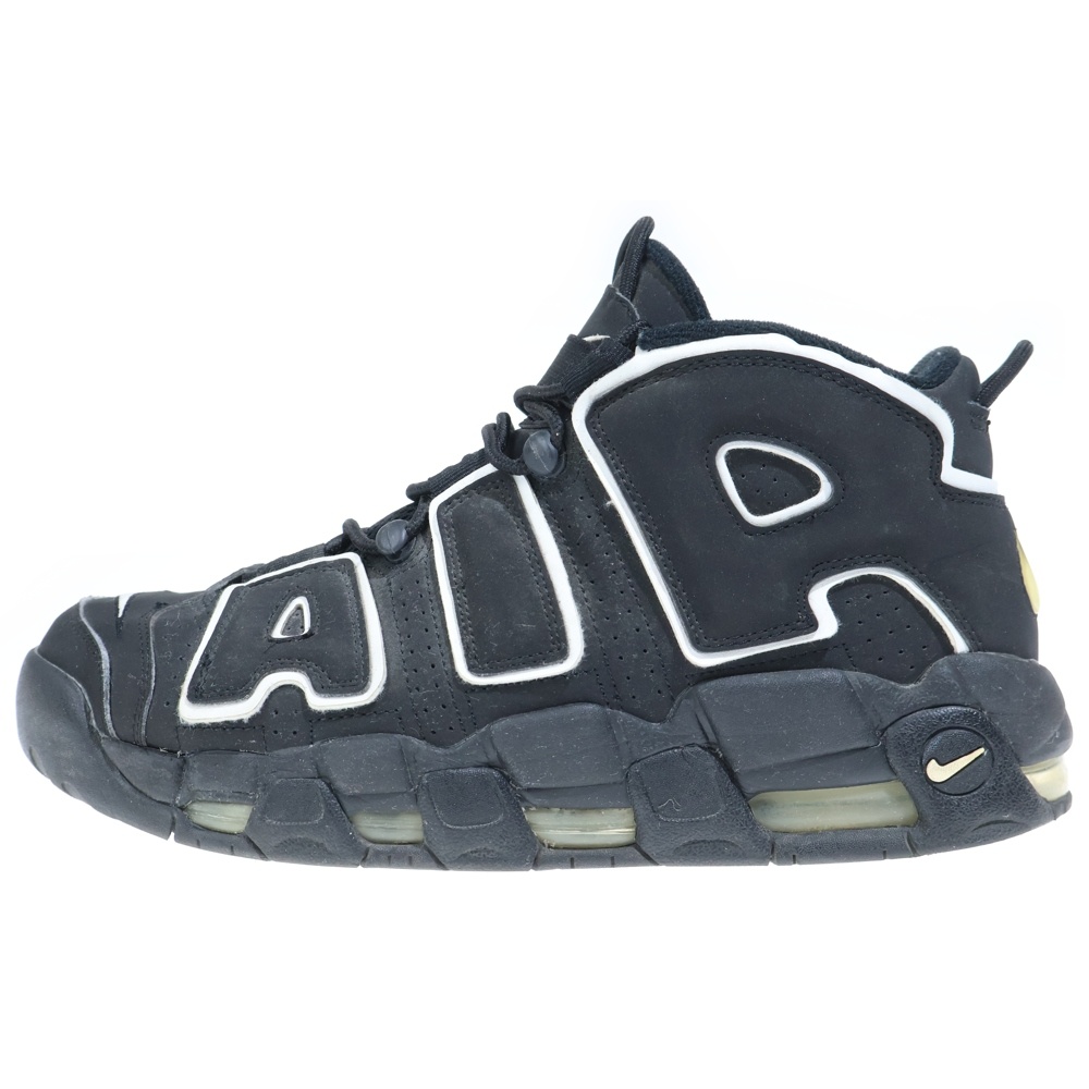 【観賞用2016年製】 AIR MORE UPTEMPO エア モア アップテンポ ハイカットスニーカー ブラック US9.5/27.5cm 414962-002 Bランク