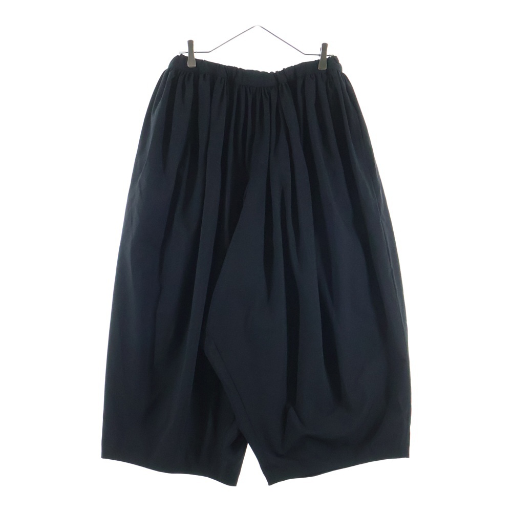 25SS ウール リブウエスト クロップド サルエルパンツ ブラック GO-P007 AD2024 Aランク