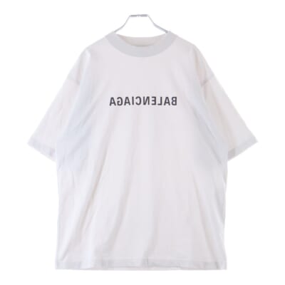 Mirror Logo T-Shirt フロントミラーロゴ クルーネック半袖Tシャツ カットソー アイボリー Bランク