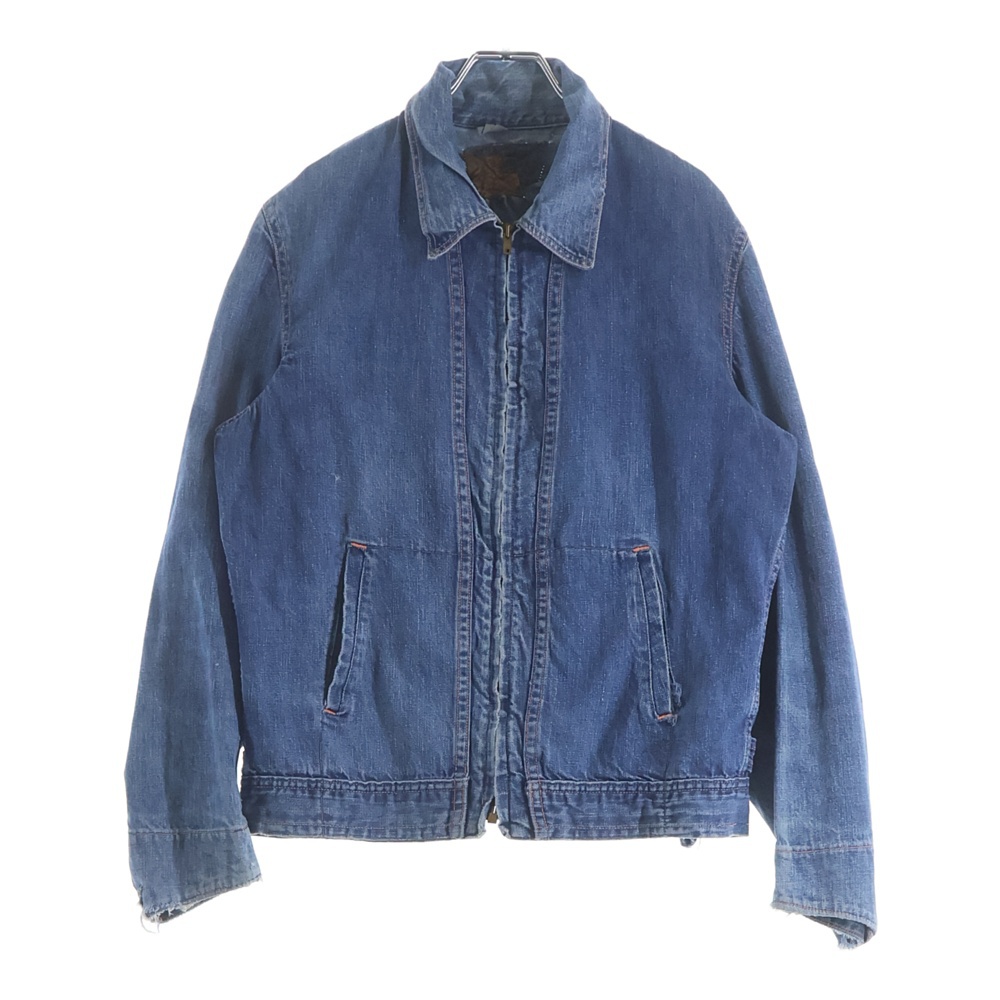 ヴィンテージ 50-60S BAKER (ベイカー) TALON ZIP DENIM JACKET