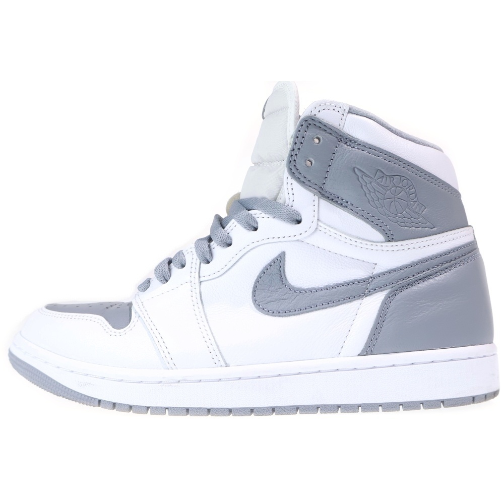 AIR JORDAN1 RETRO HIGH OG STEALTH エアジョーダン 1 ステルス ハイカットスニーカー グレー/ホワイト US9/27cm 555088-037 Bランク