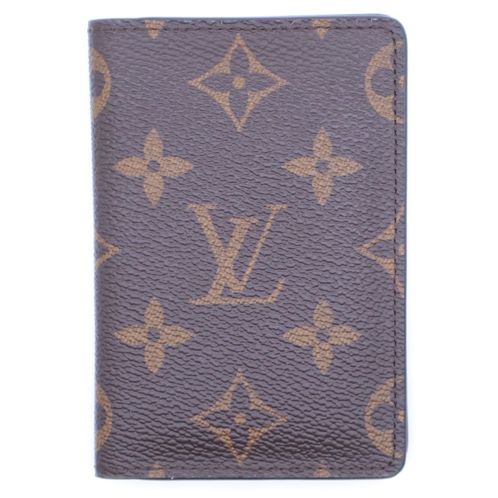 オーガナイザー ドゥ ポッシュ モノグラム カードケース ブラウン M60502 Aランク