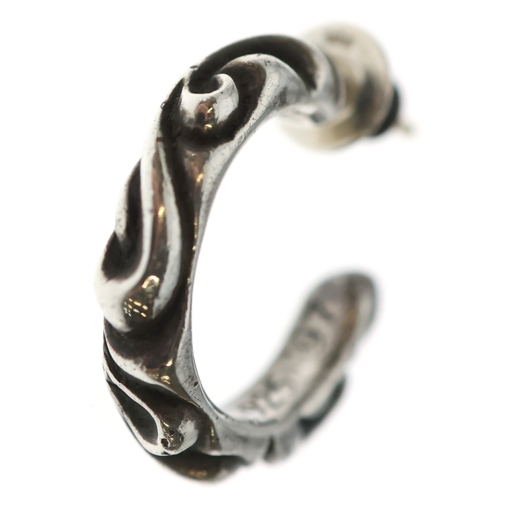 HOOP SCROOL スクロール フープピアス シルバー Bランク