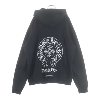 SWTSHRT HD ZIP LTD 東京限定バックホースシュープリントジップアップパーカー Aランク