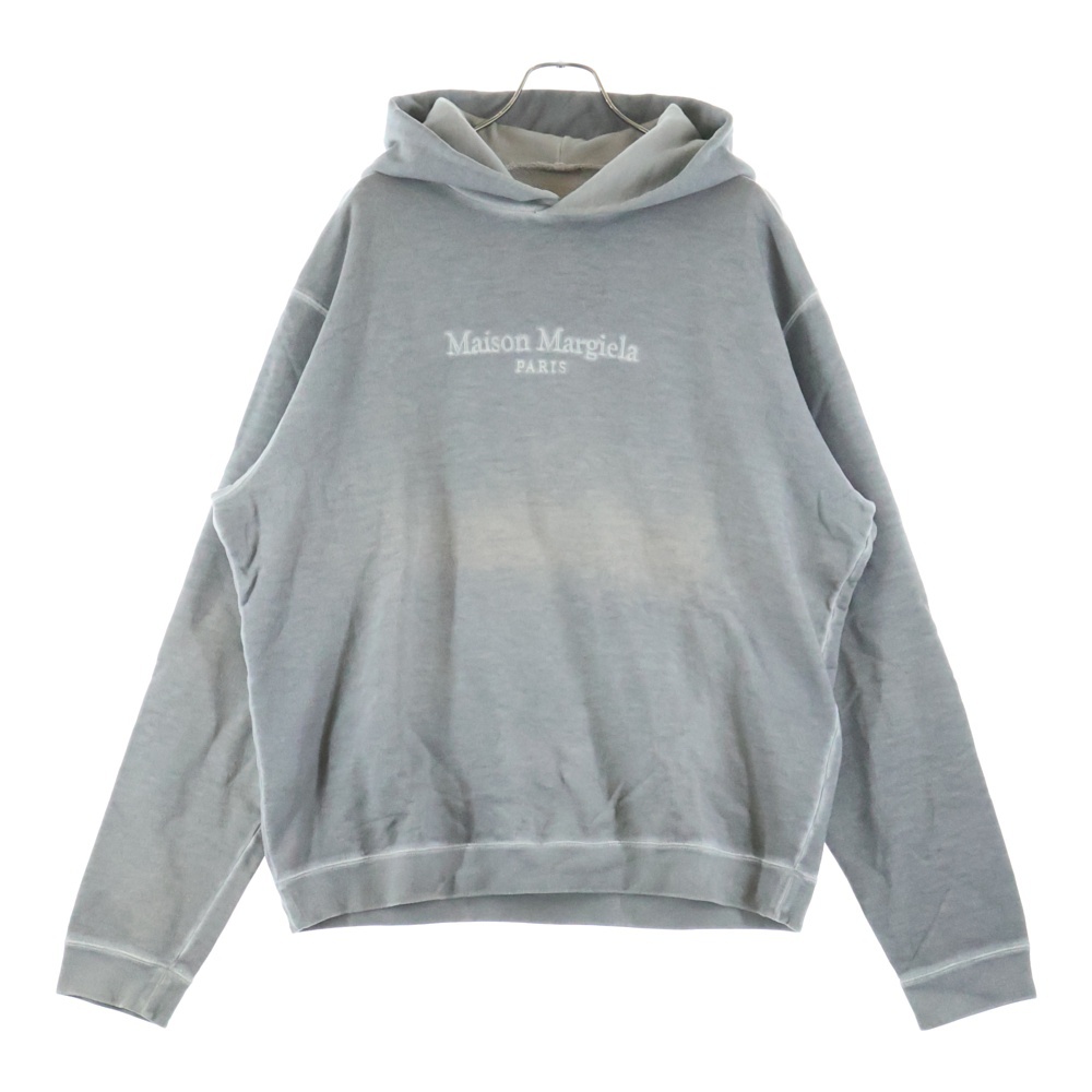 20AW Oversize Vintage Logo Hoodei S50GU0145 S25405 オーバーサイズ フロント ロゴ プルオーバー パーカー グレー Aランク