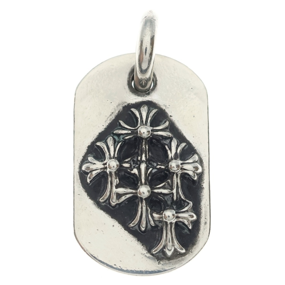 RAISED DOGTAG レイズドドッグタグ チャーム シルバーネックレストップ Bランク
