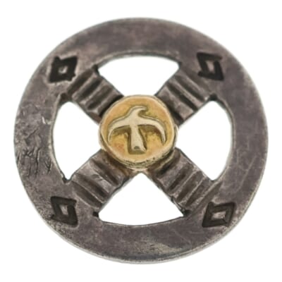 メタル付きホイール シルバーゴールド Bランク