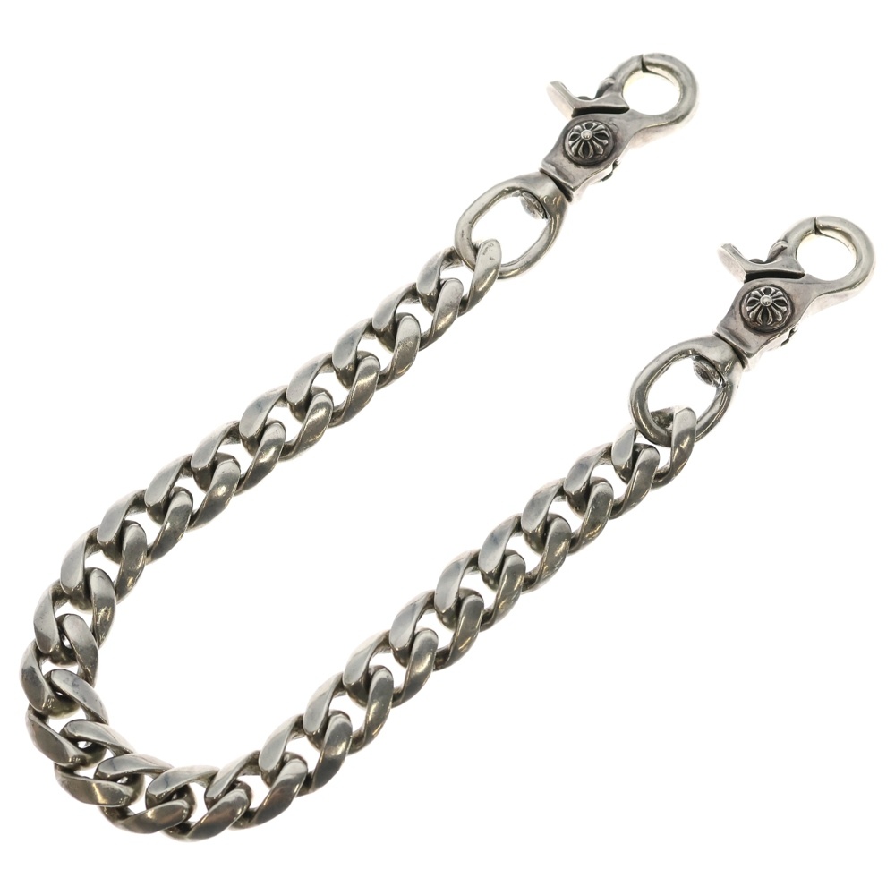 CLASSIC SHORT-T/ 2クリップショートクラシック ウォレットチェーン シルバー BCA068 Bランク