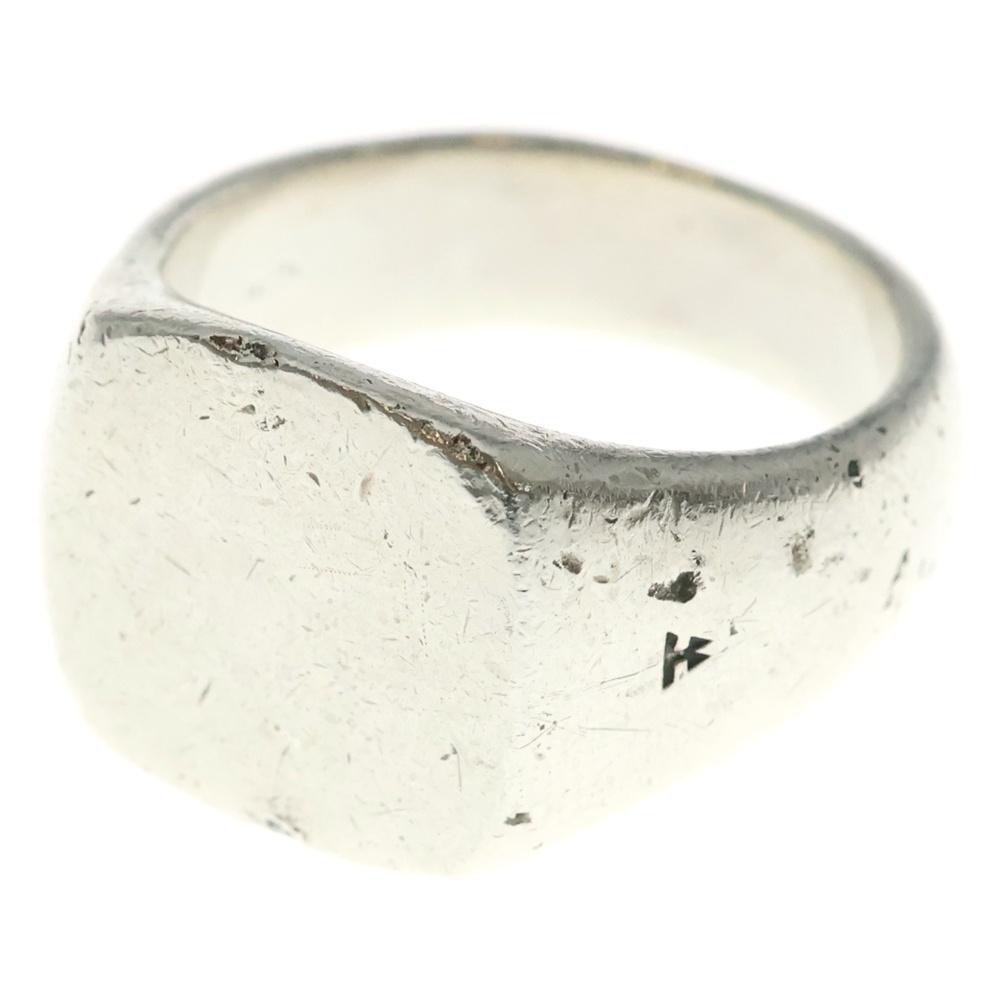 Cushion Satin クッションサテン シグネットリング シルバー Bランク