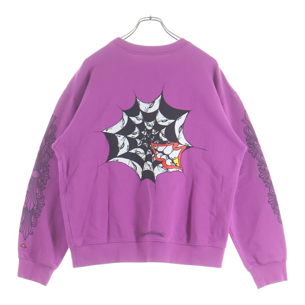 × MATTY BOY 2021SS PPO PHYSM SWTSHRT マッティボーイ フィズム スパイダーウェブ クルーネックスウェットシャツ Bランク