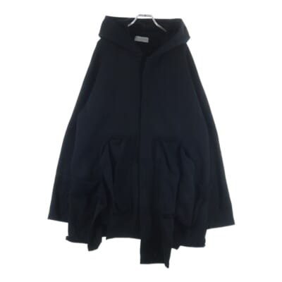 再構築 オーバー ジップパーカー ブラック HP-T36-083 Bランク