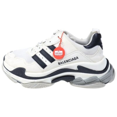 ×adidas Triple S Sneaker 712821 アディダス トリプルS ローカットスニーカー ホワイト/ブラック Bランク