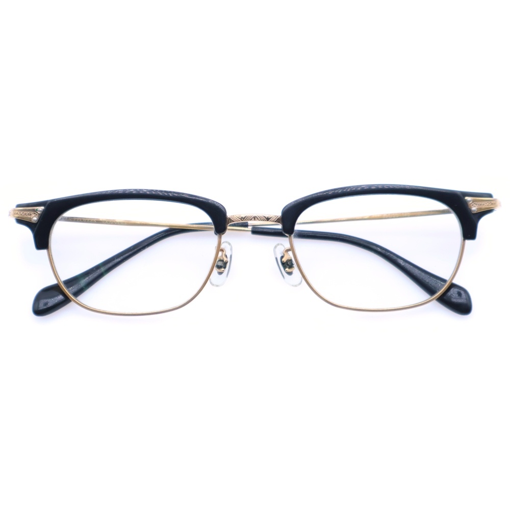 DIANDRA ディアンドラ ゴールドテンプル アイウェア 度入り 眼鏡 メガネ Bランク