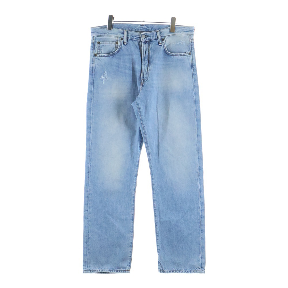 ダメージ加工 レギュラーフィット ジーンズ パンツ B00295 インディゴ Aランク