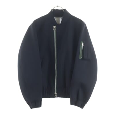 25AW Suiting Blouson 25-03744M ポリエステル ブルゾン ジャケット ブラック Bランク
