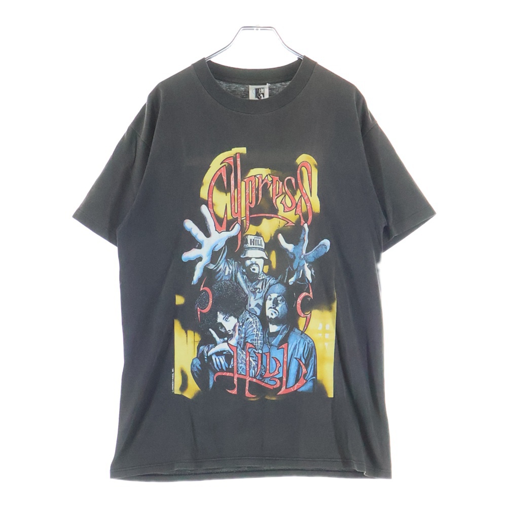 90S THE CYPRESS HILL EXPERIENCE サイプレスヒル 両面プリント Tシャツ 半袖カットソー ブラック Bランク