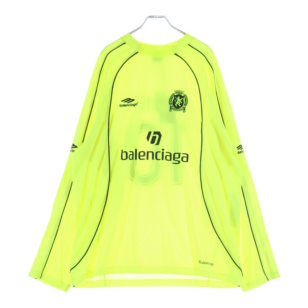 SOCCER PARIS サッカー パリ フロントエンブロイダリー プルオーバー長袖Tシャツ イエロー 778972 TQVC6 Sランク