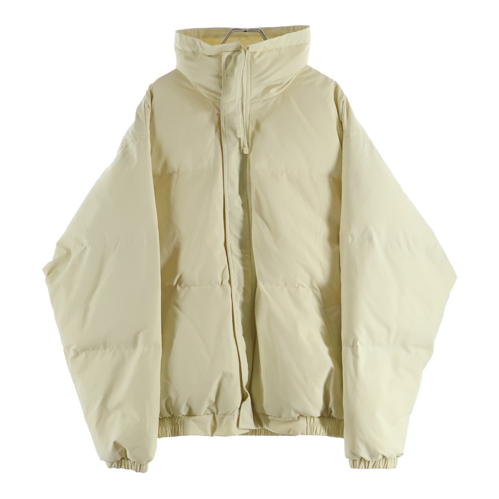 Zip up puffer jacket ジップアップ スタンドネック パファージャケット イエロー Aランク