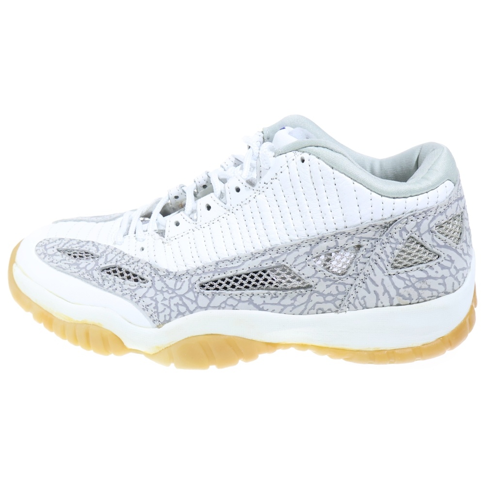 【観賞用1996年製】 AIR JORDAN 11 LOW RETRO IE OG COBALT エアジョーダン11 レトロ IE OG コバルト ローカットスニーカー ホワイト US9/27cm 130270-101 Bランク