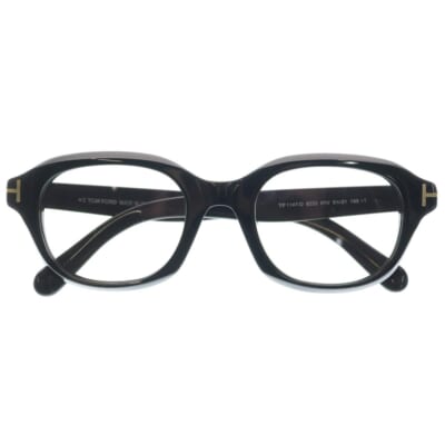 ウェリントン型 サングラス アイウェア 眼鏡 ブラック TF1147-D ECO 01V Aランク