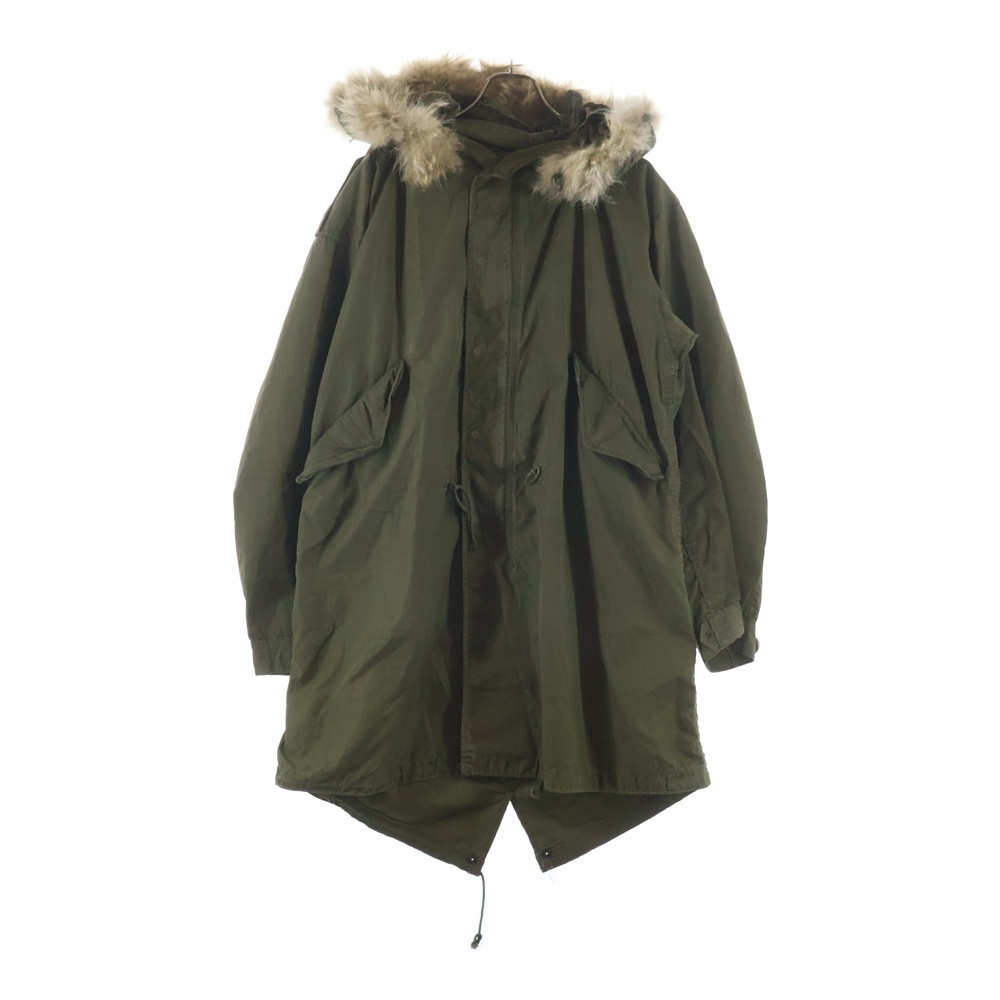 50S VINATEG M-51 PARKA SHELL ファーフード付き フィッシュテールパーカー ヴィンテージ シェルジャケット ミリタリー カーキ P-11013 Bランク